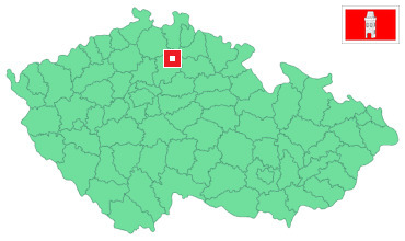 Mapa Bakov nad Jizerou