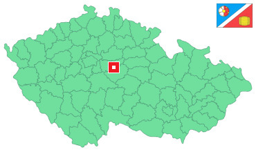 Mapa Bečváry