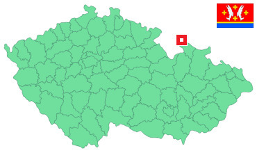 Mapa Bílá Voda