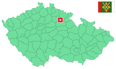 Mapa Bílsko u Hořic