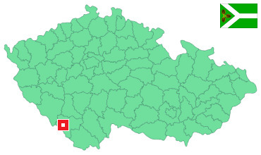 Mapa Borová Lada