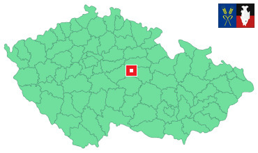 Mapa Bousov