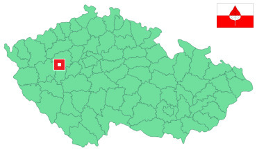 Mapa Břežany
