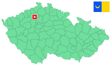 Mapa Brozany nad Ohří