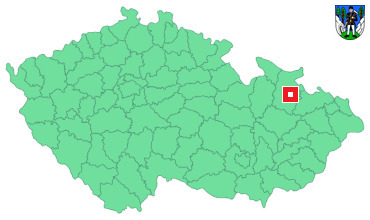 Mapa Bruntál