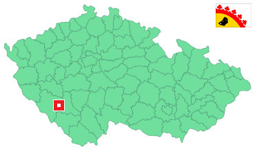 Mapa Budětice