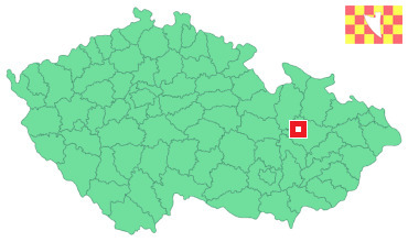 Mapa Červenka