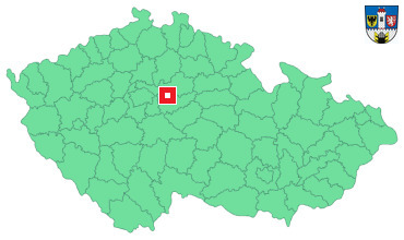 Mapa Český Brod
