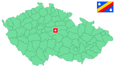 Mapa Církvice