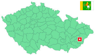 Mapa Dešná