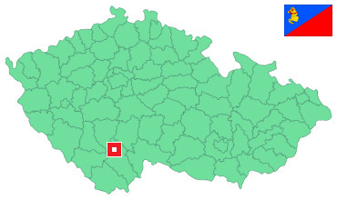 Mapa Dříteň