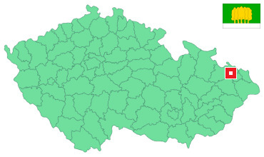 Mapa Háj ve Slezsku