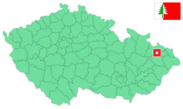 Mapa Hlubočec