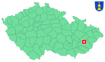 Mapa Holešov