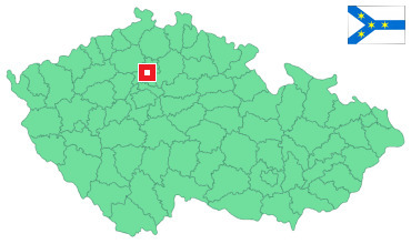 Mapa Hořín