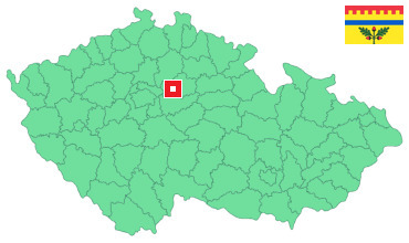 Mapa Hradištko