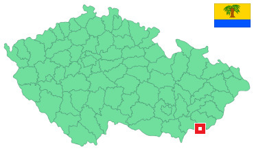 Mapa Hrubá Vrbka