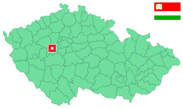 Mapa Hudlice