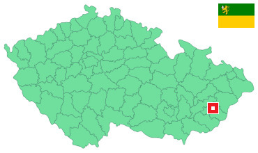 Mapa Hvozdná