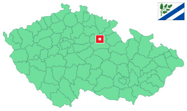Mapa Hvozdnice