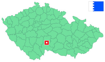 Mapa Kamenice nad Lipou