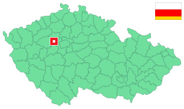 Mapa Kamenné Žehrovice