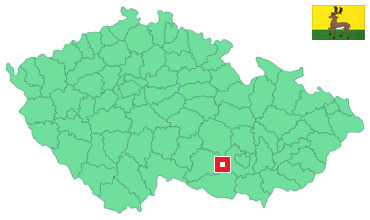 Mapa Kladeruby nad Oslavou