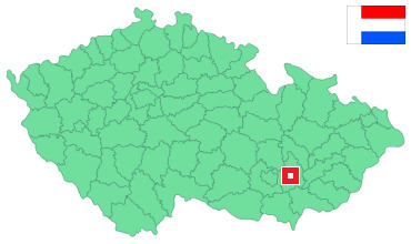Mapa Komořany