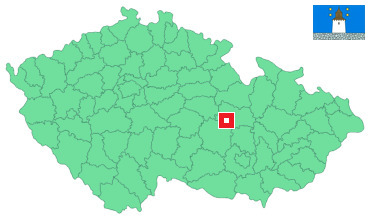 Mapa Korouhev