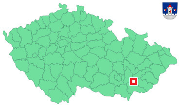 Mapa Koryčany