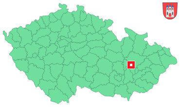 Mapa Kostelec na Hané