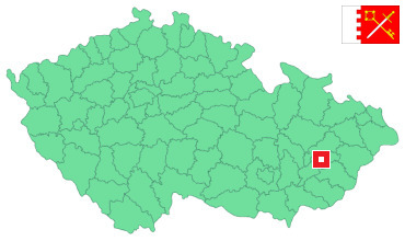 Mapa Kostelec u Holešova