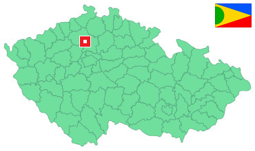 Mapa Krabčice