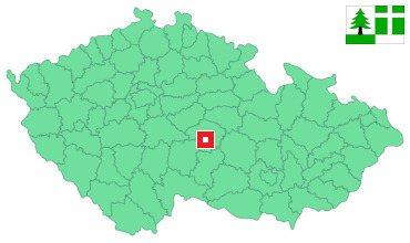 Mapa Krásná Hora