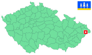Mapa Krásná