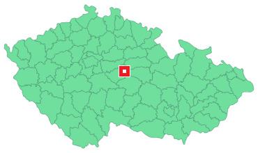 Mapa Krchleby