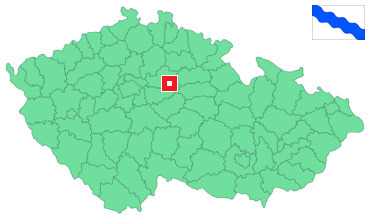 Mapa Libice nad Cidlinou