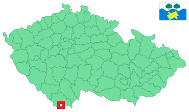 Mapa Lipno nad Vltavou