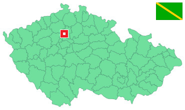 Mapa Lužec nad Vltavou