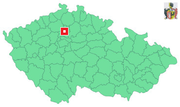 Mapa Mělník