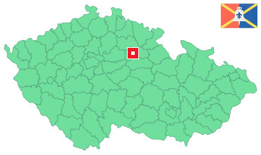 Mapa Měník