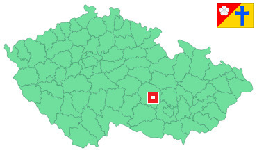 Mapa Moravec