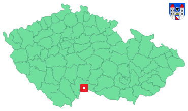 Mapa Nová Bystřice