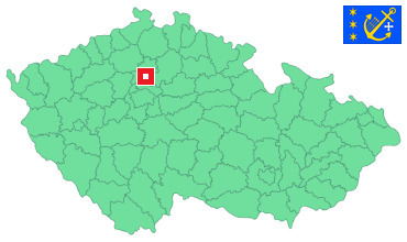 Mapa Obříství