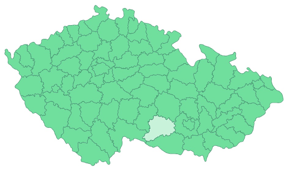 Mapa - Kraj Vysočina