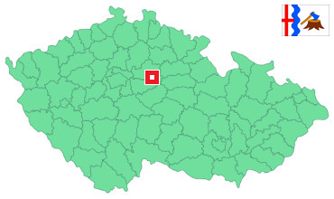 Mapa Oseček