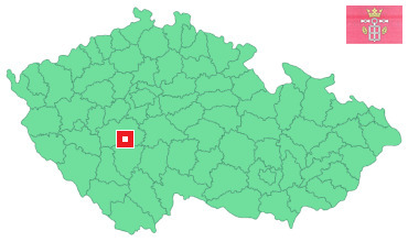 Mapa Pečice
