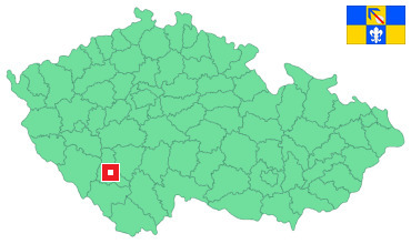 Mapa Pracejovice