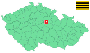 Mapa Přelouč