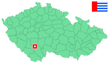 Mapa Protivín